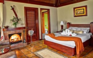An estate room at Hidden Valley Inn in Belize.