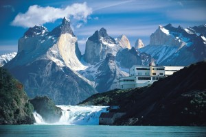 Mountain water runoff in Chile.