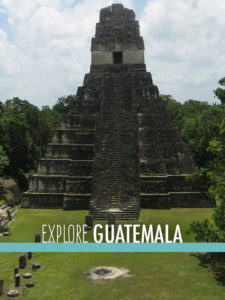 Guatemalan ruins.