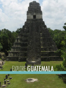 Guatemalan ruins.