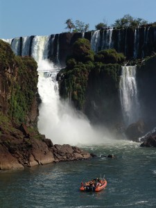 Iguazu Falls in Argentina.