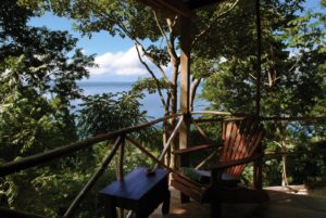 A balcony view in Guatemala.