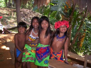 Embera Indian children
