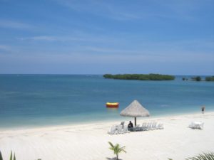 A beach in Roatan.