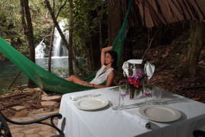 Romantic Waterfall Lunch in Belize