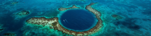 Great Blue Hole in Belize.