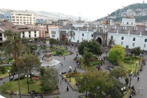 A busy quad in Ecuador.
